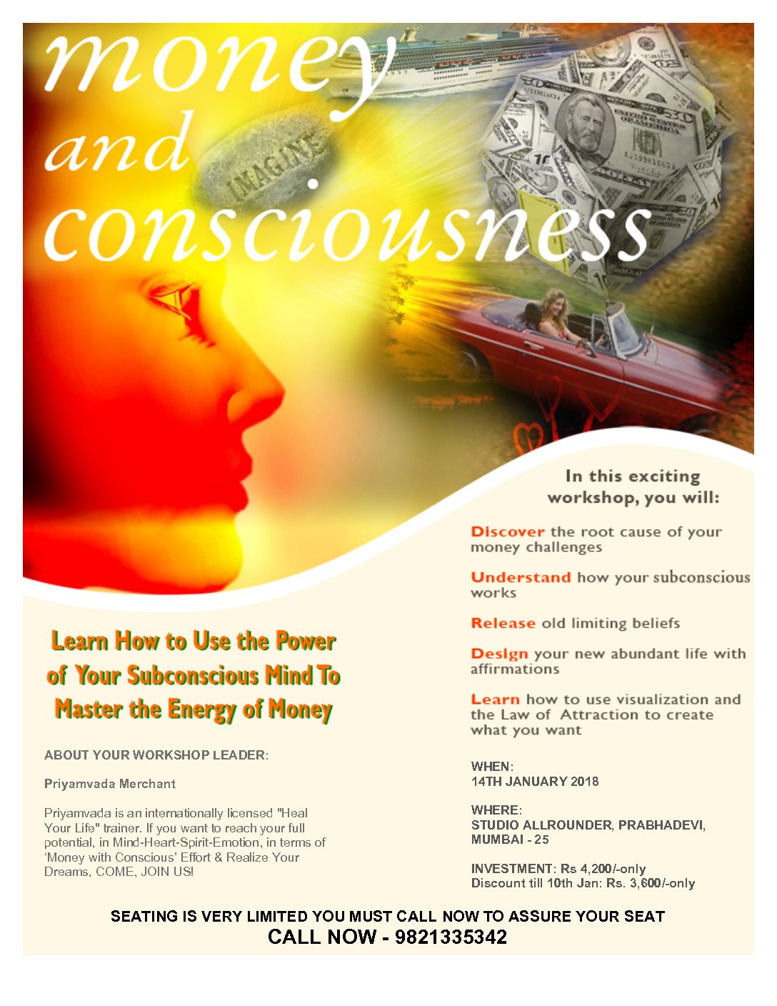 Money and Consciousness Flyer